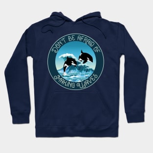 Orca Killer Whale, Making waves Hoodie